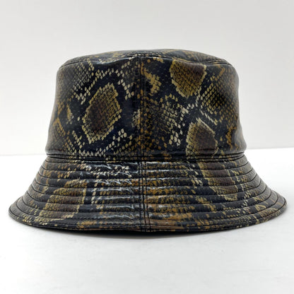 【中古】VERSACE | ヴェルサーチ パイソン柄　バケットハット マルチカラー【尾張小牧店】
