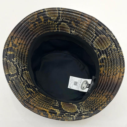 【中古】VERSACE | ヴェルサーチ パイソン柄　バケットハット マルチカラー【尾張小牧店】