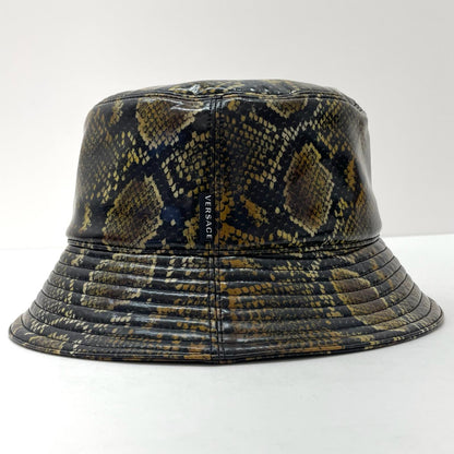 【中古】VERSACE | ヴェルサーチ パイソン柄　バケットハット マルチカラー【尾張小牧店】