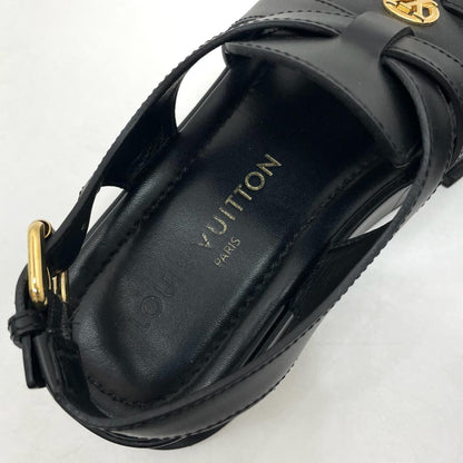 【中古】LOUIS VUITTON | ルイ・ヴィトン　マヤライン サンダル LS0234 サンダル ブラック 22.5cm【尾張小牧店】