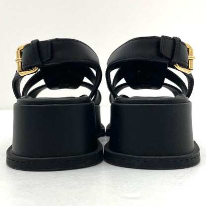 【中古】LOUIS VUITTON | ルイ・ヴィトン　マヤライン サンダル LS0234 サンダル ブラック 22.5cm【尾張小牧店】