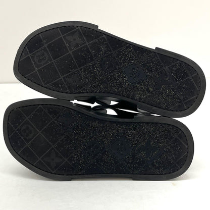 【中古】LOUIS VUITTON | ルイ・ヴィトン　マヤライン サンダル LS0234 サンダル ブラック 22.5cm【尾張小牧店】