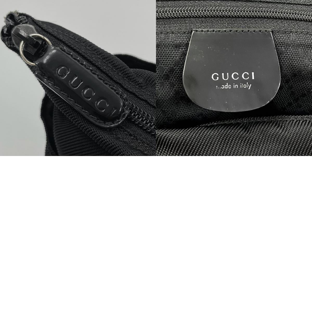 【中古】GUCCI | グッチ バンブー トートバッグ ハンドバッグ ナイロン 001･1998･0508 ブラック【尾張小牧店】