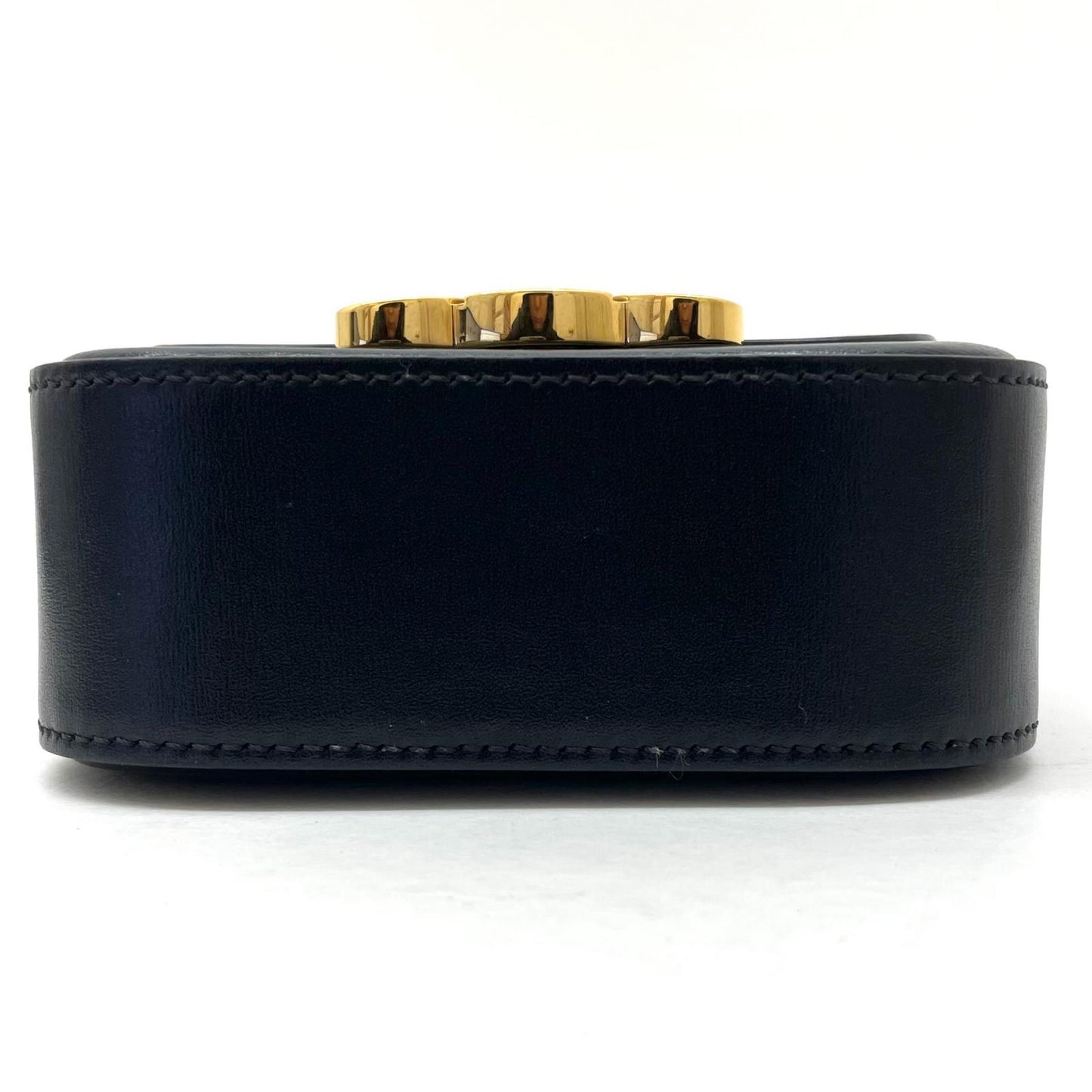 【中古】CELINE | セリーヌ　トリオンフ ミニクロード ショルダーバッグ 101513DPV　ブラック【尾張小牧店】