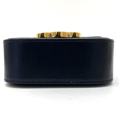 【中古】CELINE | セリーヌ　トリオンフ ミニクロード ショルダーバッグ 101513DPV　ブラック【尾張小牧店】
