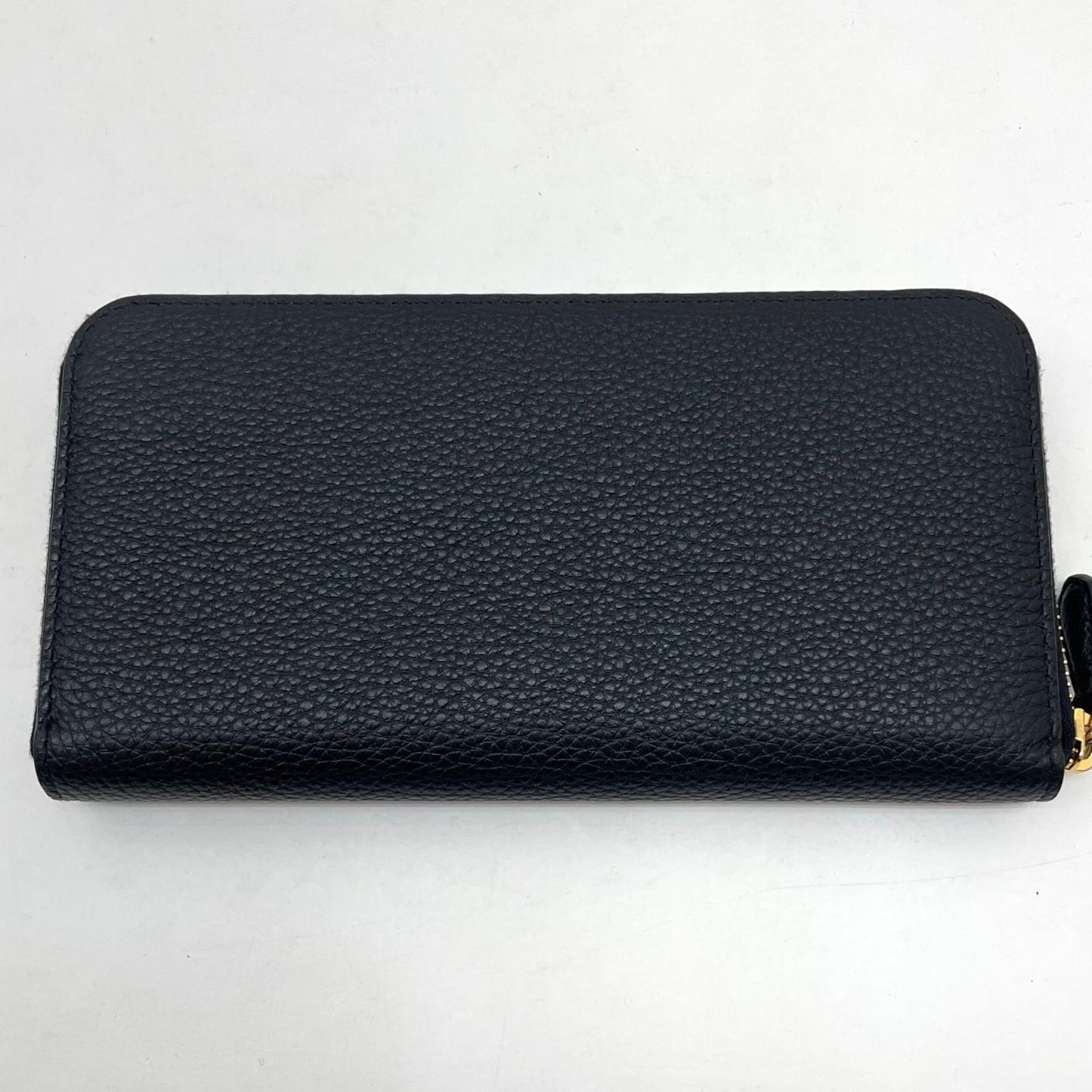 【中古】PRADA | プラダ　ヴィッテロダイノ ラウンドファスナー長財布 1ML506　ブラック【尾張小牧店】