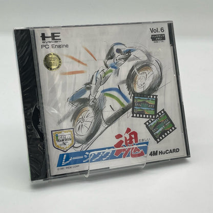 PCエンジン HuCARD／レーシング魂 (Vol.6) ※未開封・シュリンク付き(シュリンク破れあり・ケース割れあり)IC03006【尾張小牧店】