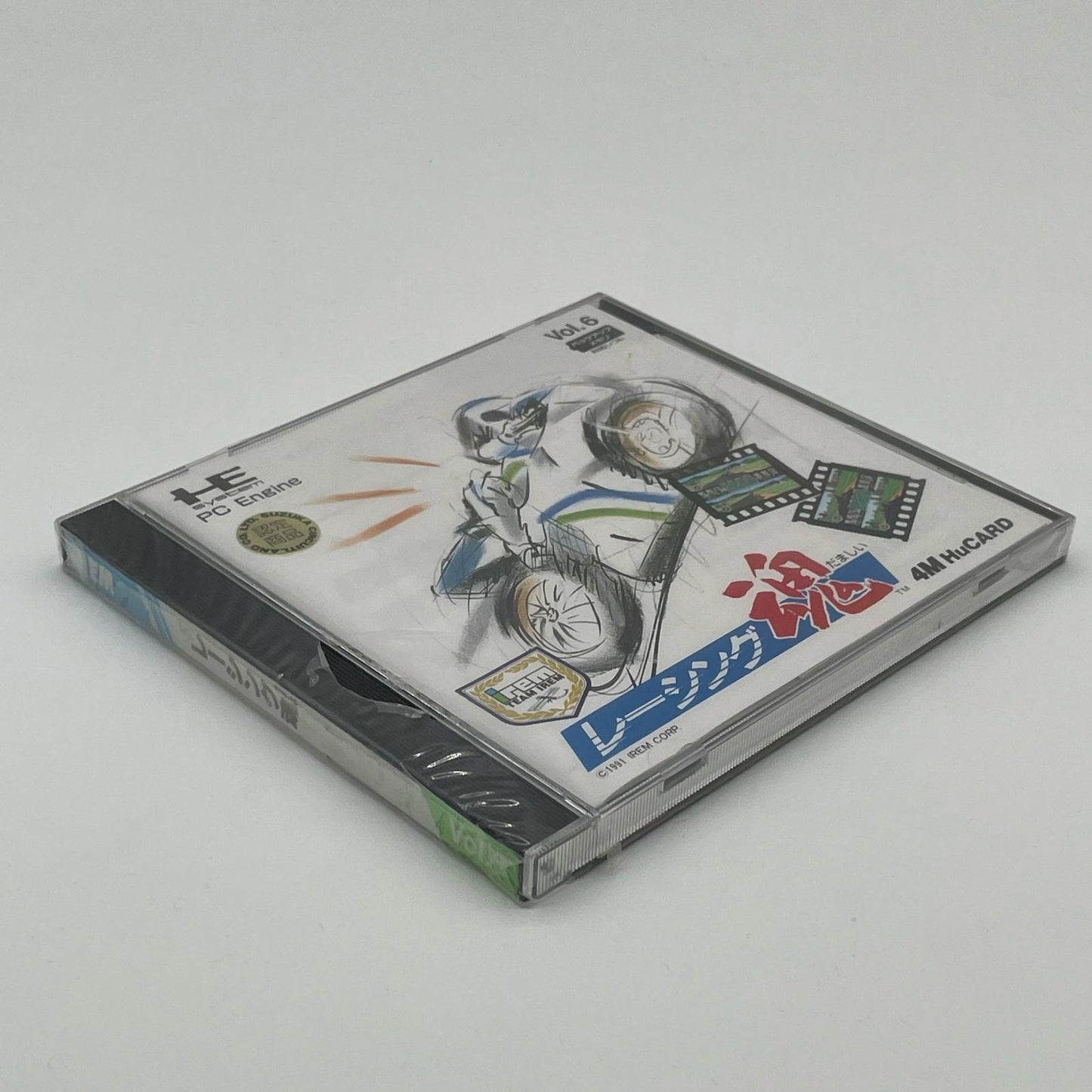 PCエンジン HuCARD／レーシング魂 (Vol.6) ※未開封・シュリンク付き(シュリンク破れあり・ケース割れあり)IC03006【尾張小牧店】