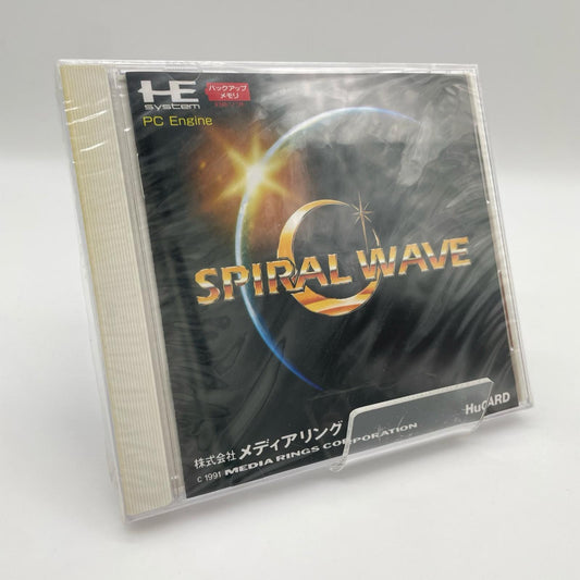 PCエンジン・HuCARD『スパイラルウェーブ』MR91004／未開封・シュリンク付き【尾張小牧店】