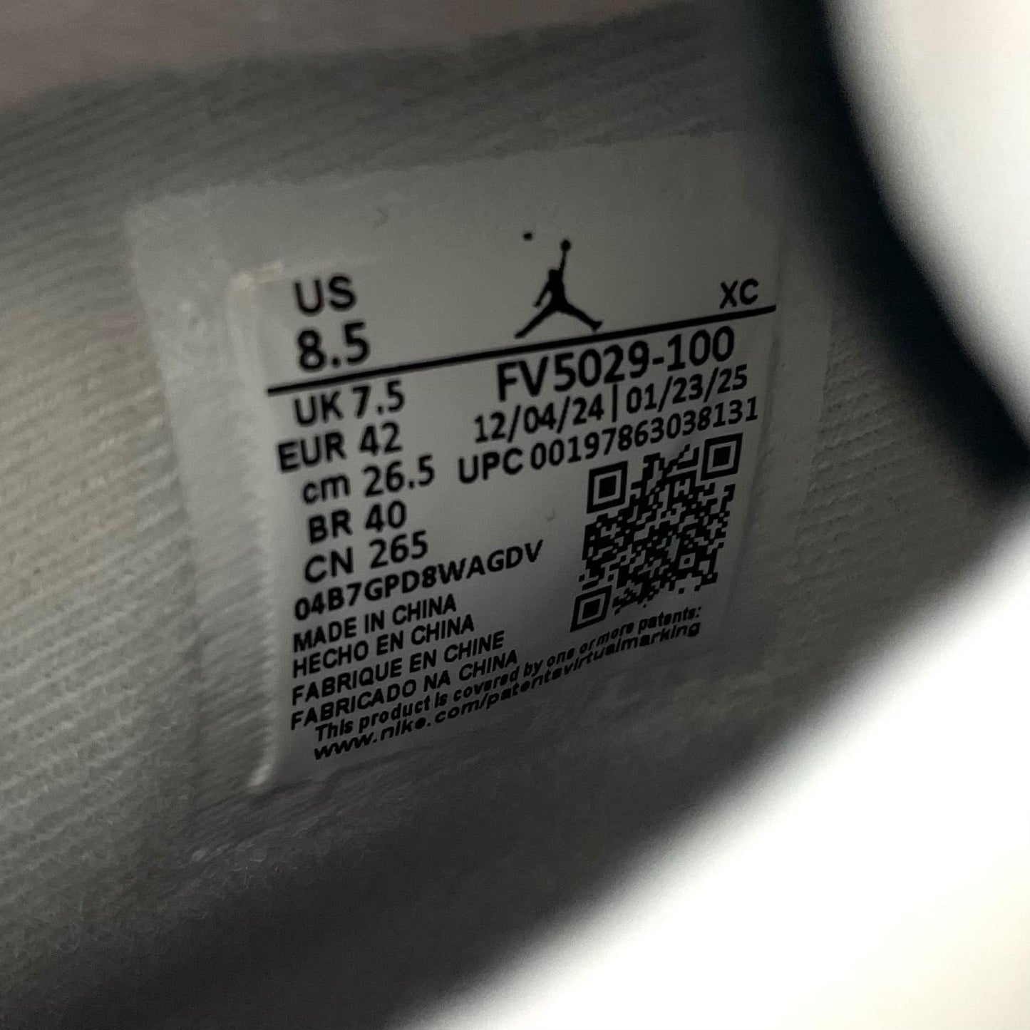 【中古】NIKE | ナイキ Air Jordan 4 Retro "White/Cement"　エアジョーダン4 レトロ "ホワイト/セメント"　スニーカー 靴　FV5029-100 ホワイト 26.5cm【尾張小牧店】