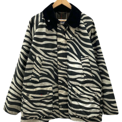 【中古】Barbour×NOAH | バーブァー×ノア　ゼブラ柄 オイルドジャケット MWX1839WH11 ブラック×ホワイト サイズ：M【尾張小牧店】