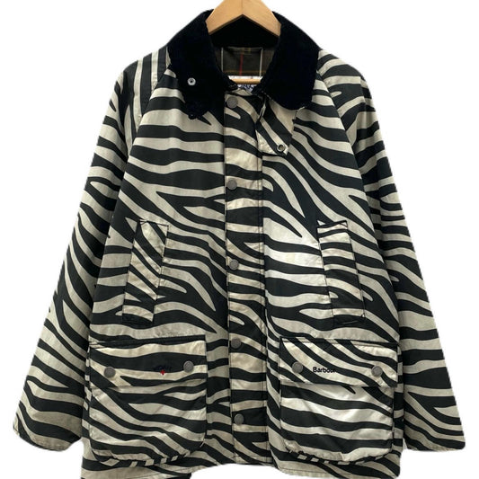 【中古】Barbour×NOAH | バーブァー×ノア　ゼブラ柄 オイルドジャケット MWX1839WH11 ブラック×ホワイト サイズ：M【尾張小牧店】