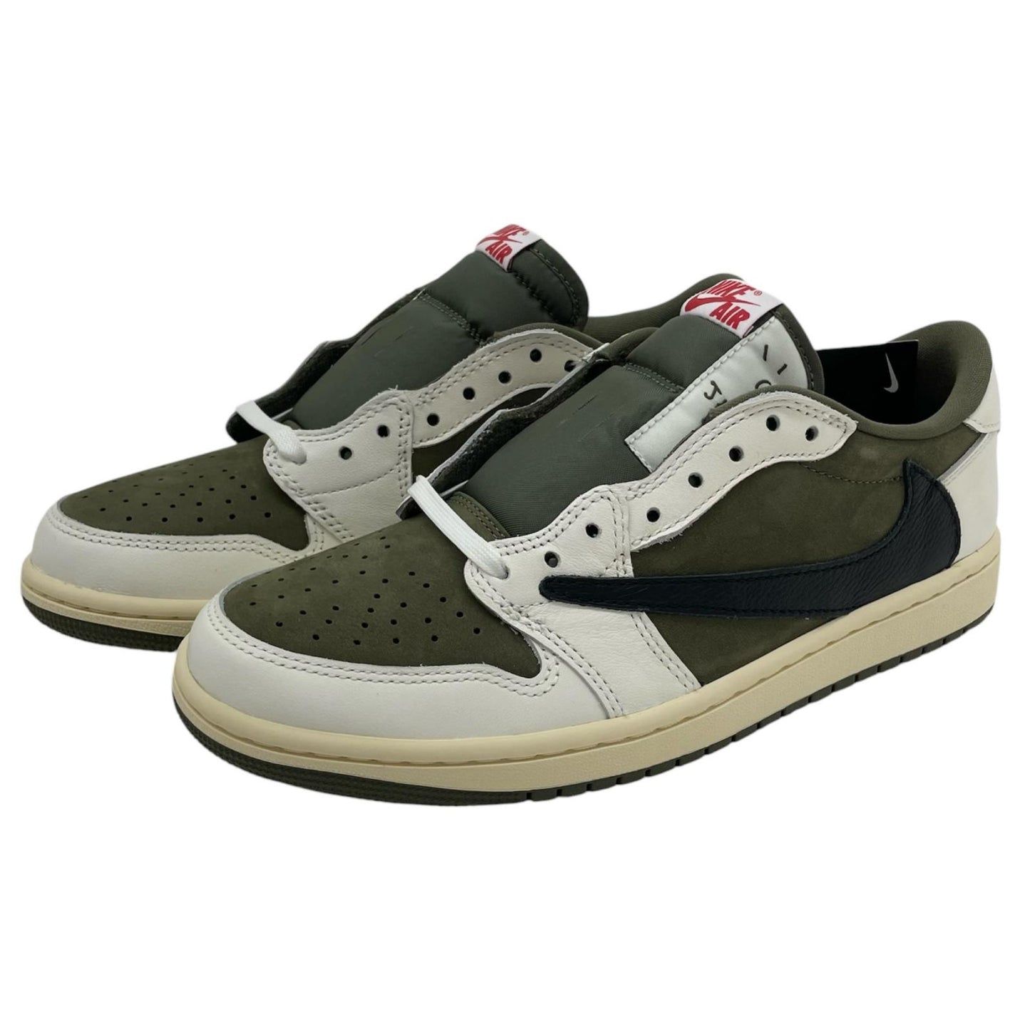 【中古】NIKE×Travis Scott | ナイキ×トラヴィススコット Air Jordan 1 Low OG SP "Reverse Olive"/ エアジョーダン1 ロー OG SP "リバースオリーブ" スニーカー 靴　DM7866-200 オリーブ 26.5cm【尾張小牧店】