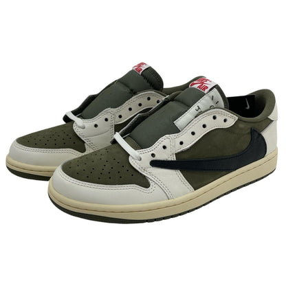【中古】NIKE×Travis Scott | ナイキ×トラヴィススコット Air Jordan 1 Low OG SP "Reverse Olive"/ エアジョーダン1 ロー OG SP "リバースオリーブ" スニーカー 靴　DM7866-200 オリーブ 26.5cm【尾張小牧店】
