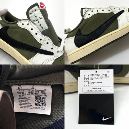 【中古】NIKE×Travis Scott | ナイキ×トラヴィススコット Air Jordan 1 Low OG SP "Reverse Olive"/ エアジョーダン1 ロー OG SP "リバースオリーブ" スニーカー 靴　DM7866-200 オリーブ 26.5cm【尾張小牧店】
