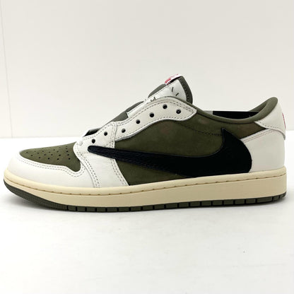 【中古】NIKE×Travis Scott | ナイキ×トラヴィススコット Air Jordan 1 Low OG SP "Reverse Olive"/ エアジョーダン1 ロー OG SP "リバースオリーブ" スニーカー 靴　DM7866-200 オリーブ 26.5cm【尾張小牧店】