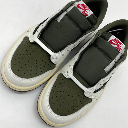 【中古】NIKE×Travis Scott | ナイキ×トラヴィススコット Air Jordan 1 Low OG SP "Reverse Olive"/ エアジョーダン1 ロー OG SP "リバースオリーブ" スニーカー 靴　DM7866-200 オリーブ 26.5cm【尾張小牧店】