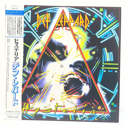 LP デフ・レパード / DEF LEPPARD HYSTERIA US直輸入メタル仕様　MASTERDISC刻印 25PP-227