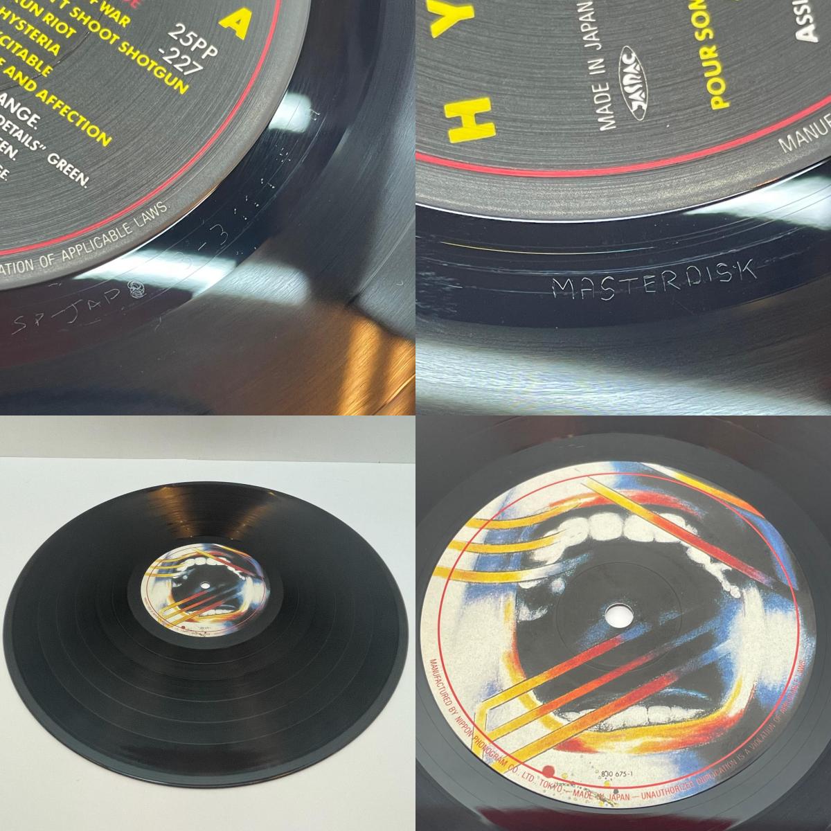 LP デフ・レパード / DEF LEPPARD HYSTERIA US直輸入メタル仕様　MASTERDISC刻印 25PP-227
