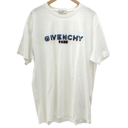 【中古】GIVENCHY | ジバンシィ グラデーションロゴデザイン 半袖Ｔシャツ ホワイト サイズ：XL【尾張小牧店】