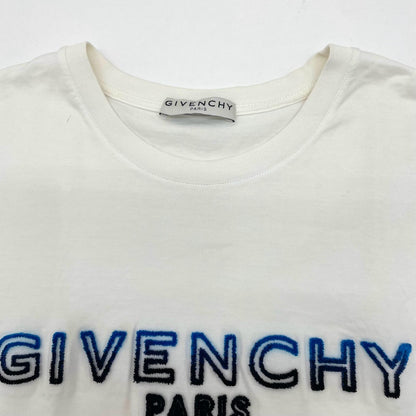 【中古】GIVENCHY | ジバンシィ グラデーションロゴデザイン 半袖Ｔシャツ ホワイト サイズ：XL【尾張小牧店】
