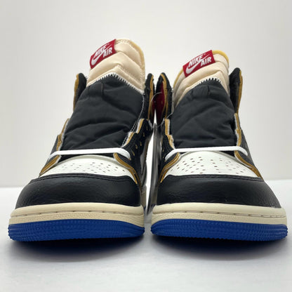【中古】NIKE×fragment design × UNION | ナイキ×フラグメントデザイン × ユニオン Air Jordan 1 High OG "Black/Varsity Red"　エアジョーダン1 ハイ OG "ブラック/バーシティレッド" スニーカー IO7847-002 ブラック×ホワイト×ブルー×レッド 27cm【尾張小牧店】