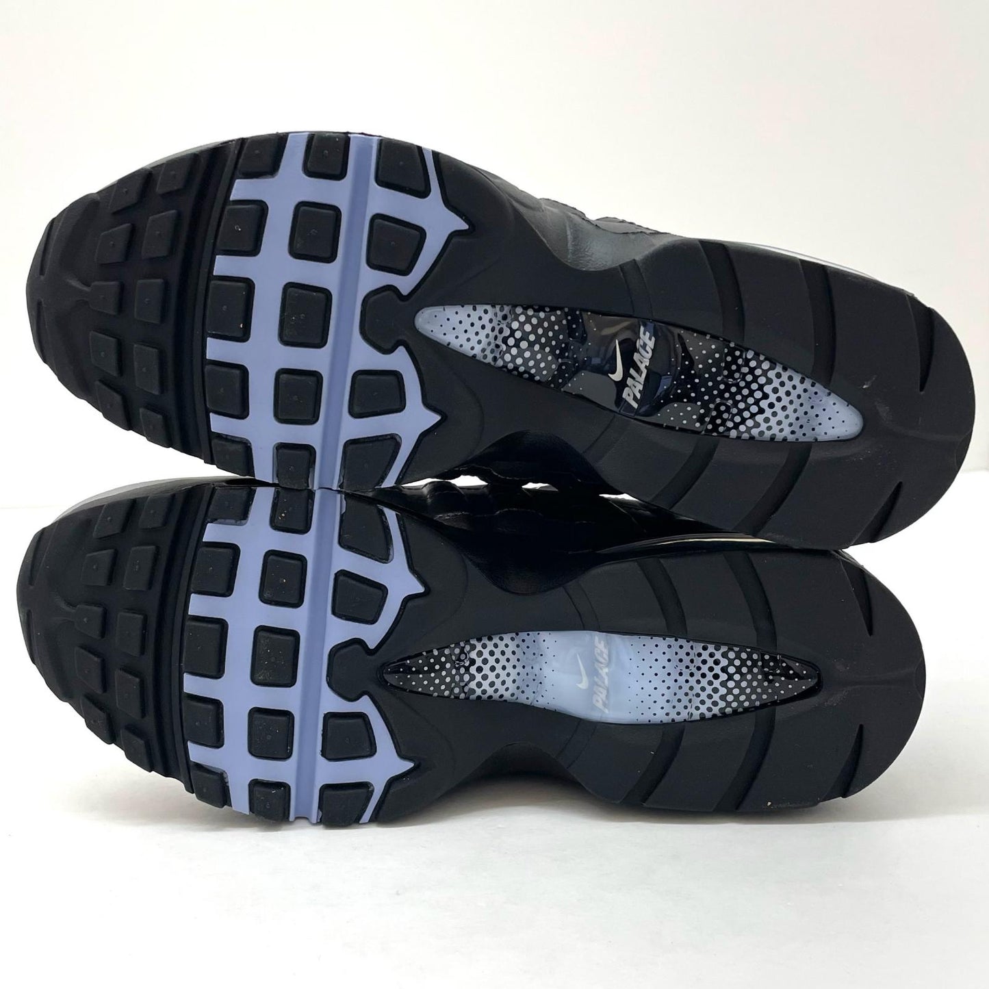 【中古】NIKE×Palace Skateboards | ナイキ×パレス スケートボード Air Max 95 Big Bubble "Metallic Silver/Aluminum"　エアマックス95 ビッグバブル "メタリックシルバー/アルミニウム" スニーカー 靴　IQ7708-095 シルバー×ブラック 27cm【尾張小牧店】