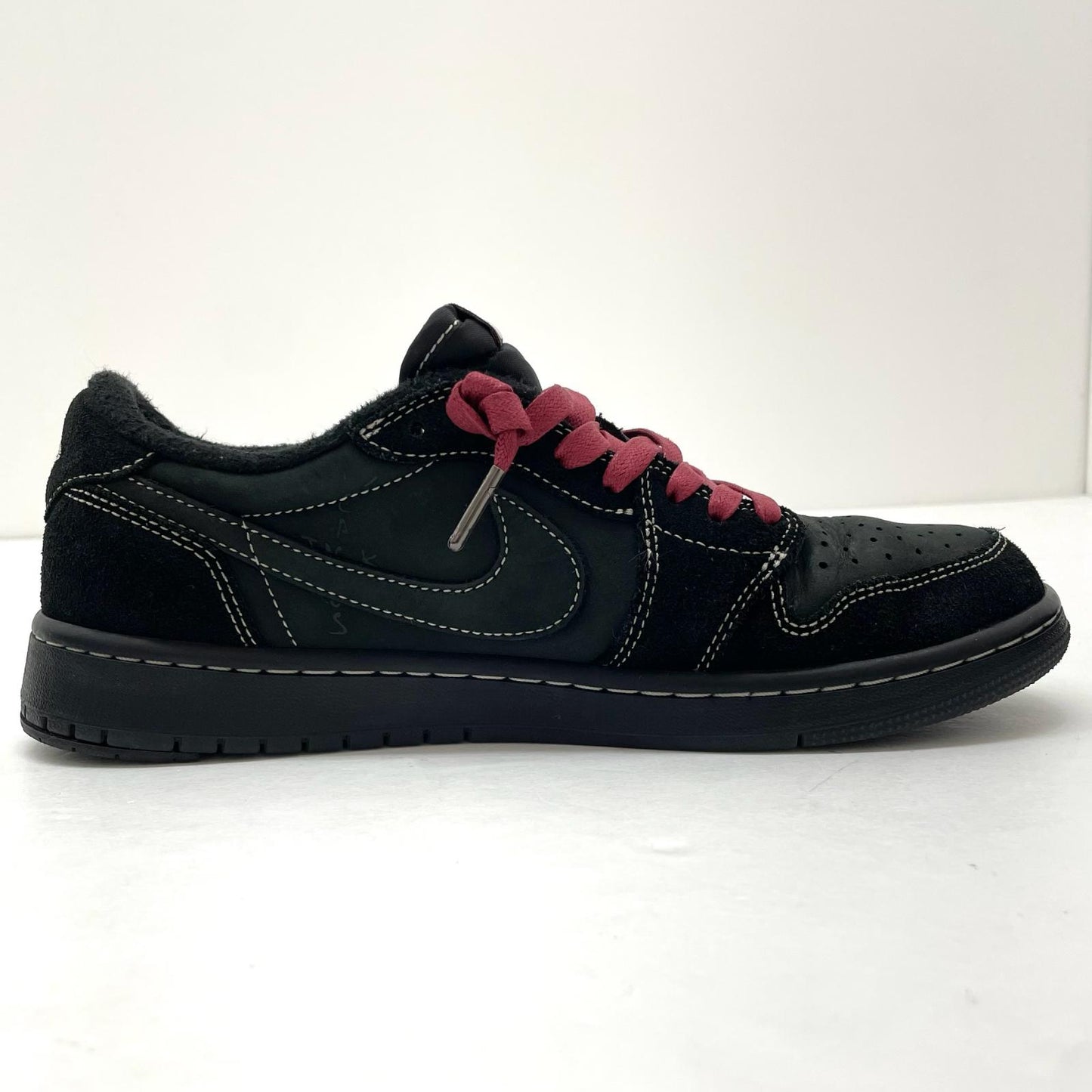 【中古】NIKE×Travis Scott | ナイキ×トラヴィススコット Air Jordan 1 Low OG SP "Black Phantom"/エアジョーダン1 ロー OG SP "ブラック ファントム" スニーカー 靴　DM7866-001 ブラック 26.5cm【尾張小牧店】