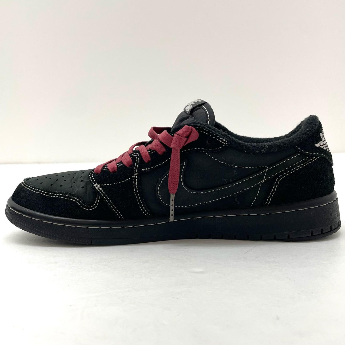【中古】NIKE×Travis Scott | ナイキ×トラヴィススコット Air Jordan 1 Low OG SP "Black Phantom"/エアジョーダン1 ロー OG SP "ブラック ファントム" スニーカー 靴　DM7866-001 ブラック 26.5cm【尾張小牧店】
