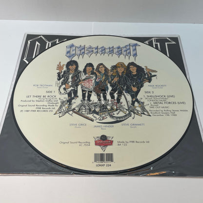 【尾張小牧店】LP オンスロート / レット・ゼア・ビー・ロック ONSLAUGHT / LET THERE Be ROCK (1989) LONXP 224 ピクチャー盤【レトロ】【中古】