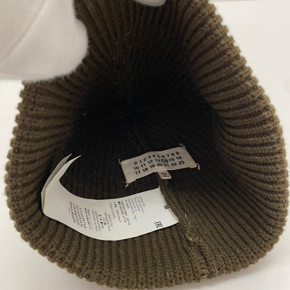 【中古】Maison Margiela | メゾンマルジェラ KnitCap ニットキャップ 帽子　S50TC0051 カーキ サイズ：M【尾張小牧店】