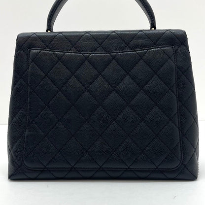 【中古】CHANEL | シャネル　マトラッセケリー ハンドバッグ ブラック【尾張小牧店】