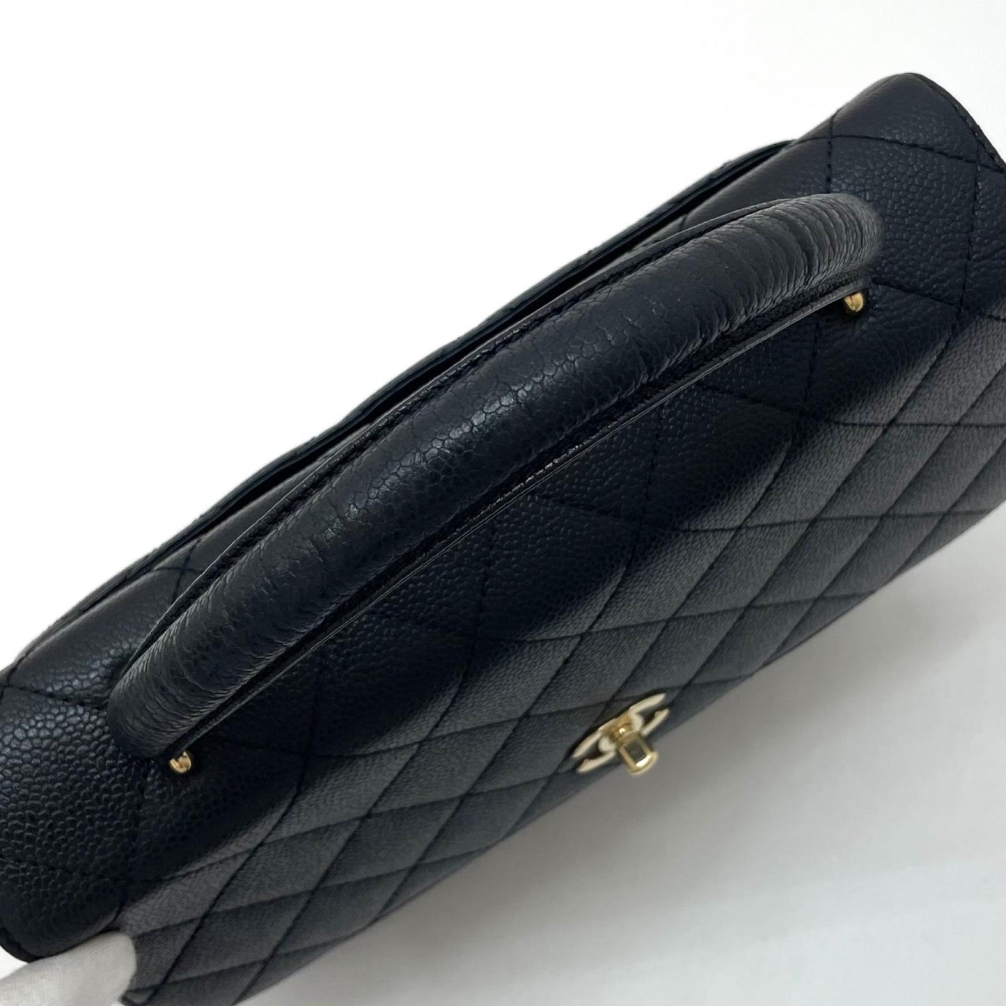【中古】CHANEL | シャネル　マトラッセケリー ハンドバッグ ブラック【尾張小牧店】