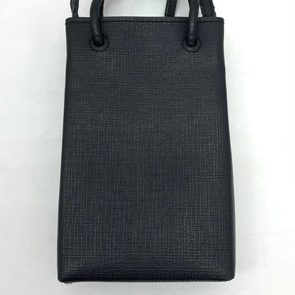 【中古】BALENCIAGA | バレンシアガ　ショッピングフォンホルダー ショルダーバッグ 528655　ブラック【尾張小牧店】