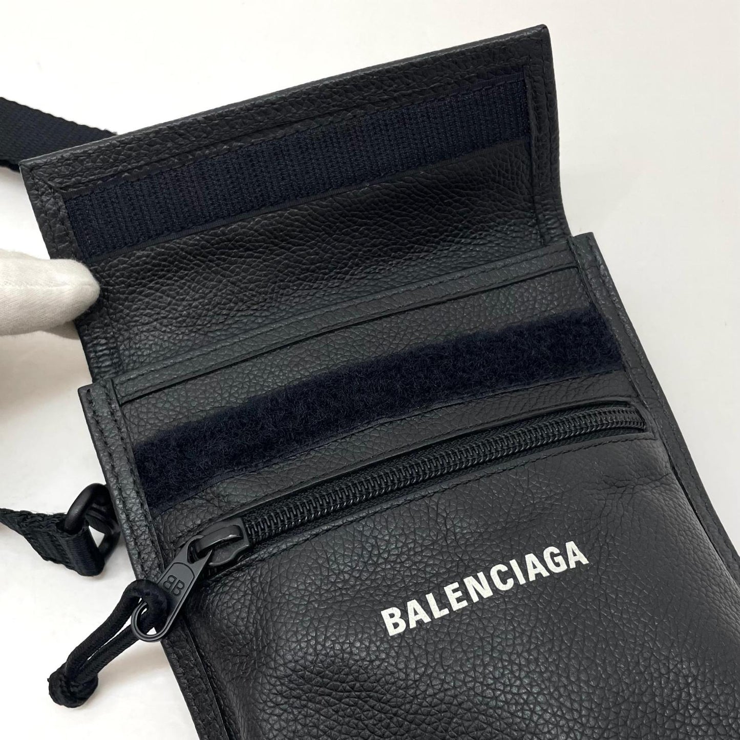 【中古】BALENCIAGA | バレンシアガ　エクスプローラー ショルダーバッグ 655982　ブラック【尾張小牧店】