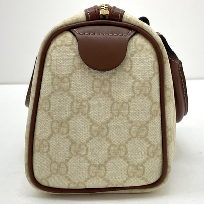 【中古】GUCCI | グッチ　GGスプリーム ハンドバッグ 193604　アイボリー×ブラウン【尾張小牧店】
