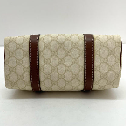 【中古】GUCCI | グッチ　GGスプリーム ハンドバッグ 193604　アイボリー×ブラウン【尾張小牧店】