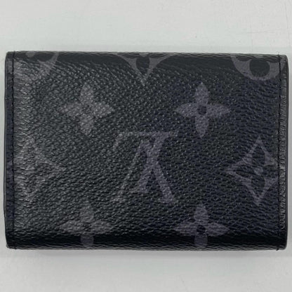 【中古】LOUIS VUITTON | ルイ・ヴィトン ディスカバリーコンパクトウォレット モノグラム エクリプス 三つ折り財布 M45417 ブラック×グレー【尾張小牧店】 8682