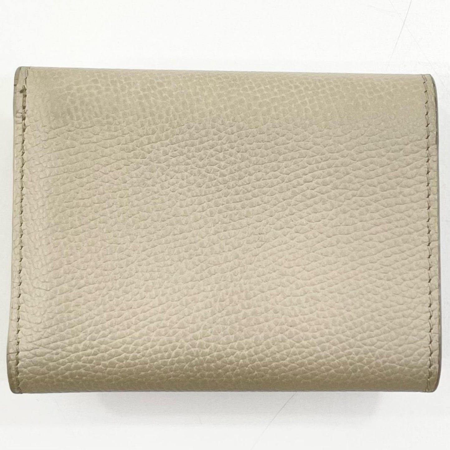 【中古】LOEWE | ロエベ アナグラム トライフォールド ウォレット コンパクト 三つ折り財布 C821TR2X16 クレイ グレー【尾張小牧店】