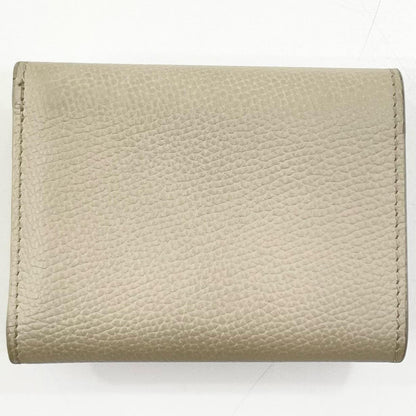 【中古】LOEWE | ロエベ アナグラム トライフォールド ウォレット コンパクト 三つ折り財布 C821TR2X16 クレイ グレー【尾張小牧店】