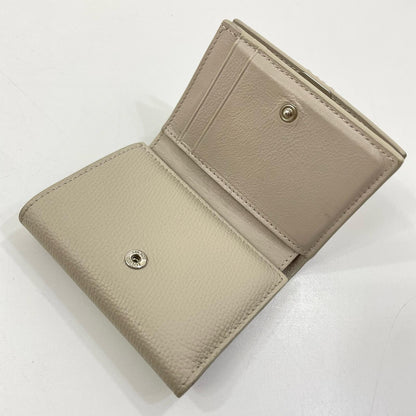 【中古】LOEWE | ロエベ アナグラム トライフォールド ウォレット コンパクト 三つ折り財布 C821TR2X16 クレイ グレー【尾張小牧店】