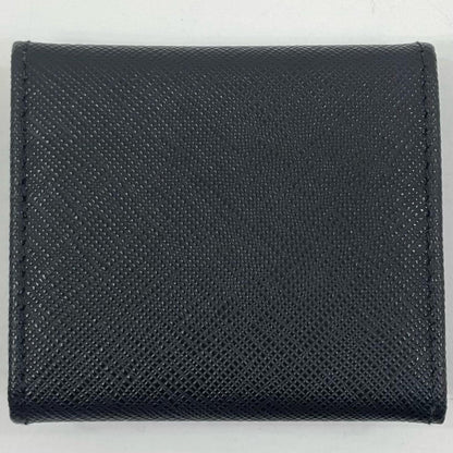 【中古】PRADA | プラダ サフィアーノ トライアングル ロゴ コインケース 2MM935 ブラック【尾張小牧店】