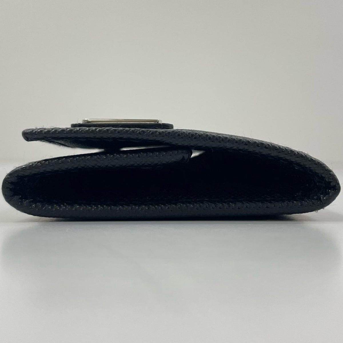 【中古】PRADA | プラダ サフィアーノ トライアングル ロゴ コインケース 2MM935 ブラック【尾張小牧店】
