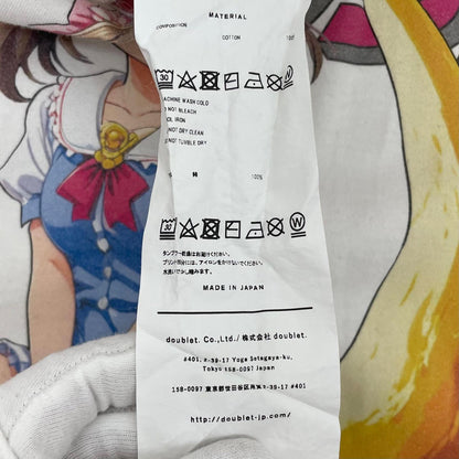 【中古】doublet | ダブレット　25SS ANIME PRINT T-SHIRT 半袖Ｔシャツ 25SS33CS370 ホワイト サイズ：XS【尾張小牧店】