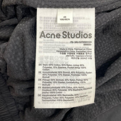 ACNE STUDIOS | アクネストゥディオズ ジャージ ブラック サイズ：46【尾張小牧店】