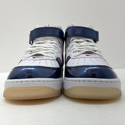 【中古】NIKE | ナイキ Air Force 1 Mid QS "University Red and Midnight Navy"/エアフォース1 ミッド QS "ユニバーシティ レッド アンド ミッドナイト ネイビー" スニーカー 靴　DH5623-101 ホワイト×ブルー×レッド 29cm【尾張小牧店】