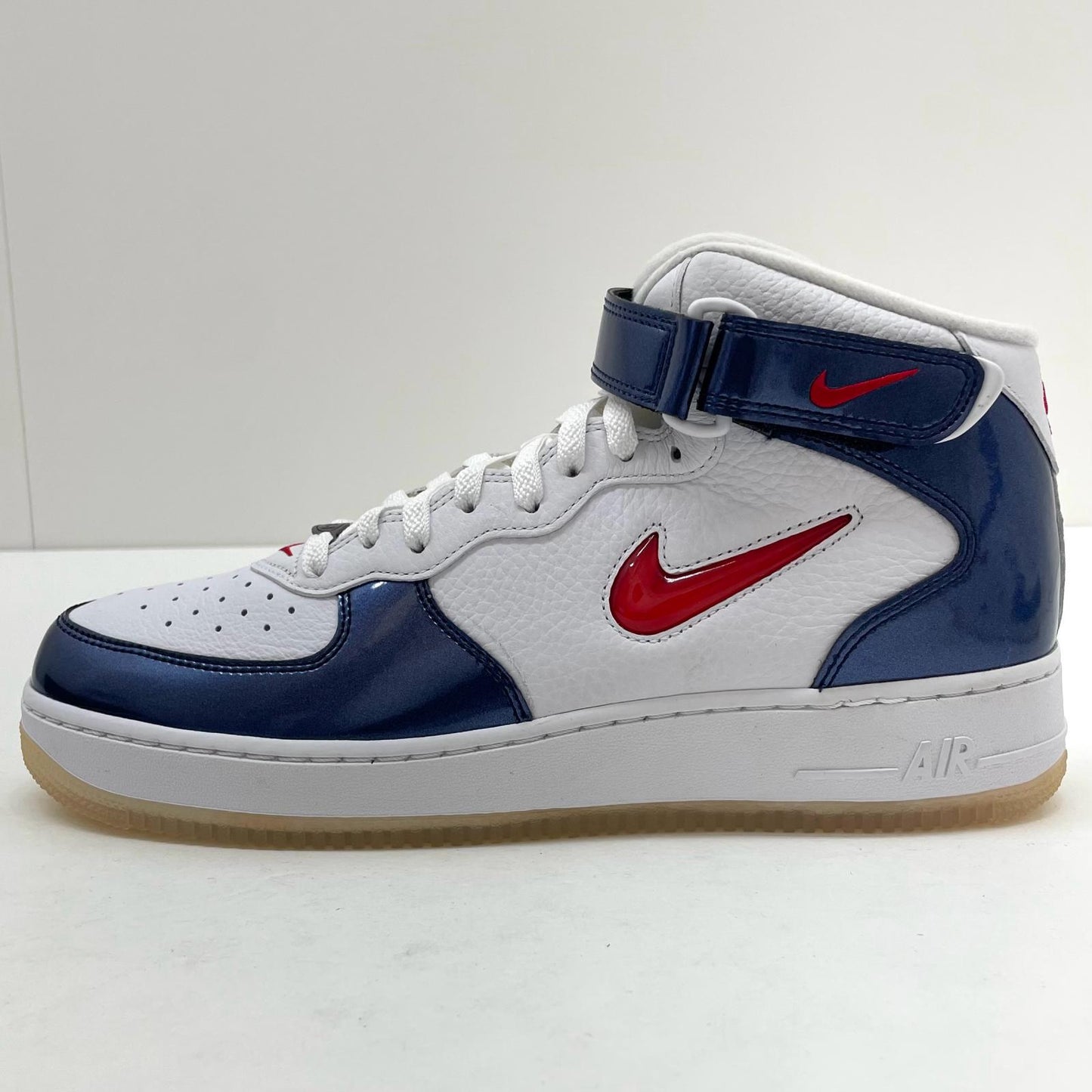 【中古】NIKE | ナイキ Air Force 1 Mid QS "University Red and Midnight Navy"/エアフォース1 ミッド QS "ユニバーシティ レッド アンド ミッドナイト ネイビー" スニーカー 靴　DH5623-101 ホワイト×ブルー×レッド 29cm【尾張小牧店】