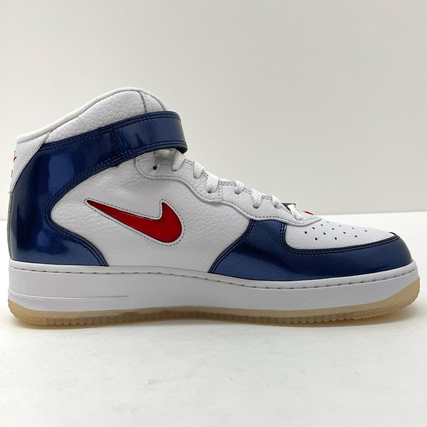【中古】NIKE | ナイキ Air Force 1 Mid QS "University Red and Midnight Navy"/エアフォース1 ミッド QS "ユニバーシティ レッド アンド ミッドナイト ネイビー" スニーカー 靴　DH5623-101 ホワイト×ブルー×レッド 29cm【尾張小牧店】