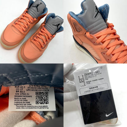 【中古】NIKE×DJ Khaled | ナイキ×DJ キャレド Air Jordan 5 Retro "Crimson Bliss"/エアジョーダン5 レトロ "クリムゾン ブリス" スニーカー 靴　DV4982-641 ピンク 27cm【尾張小牧店】
