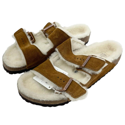 【中古】BIRKENSTOCK | ビルケンシュトック Arizona Fur アリゾナ サンダル 1001128 ブラウン 27cm【尾張小牧店】